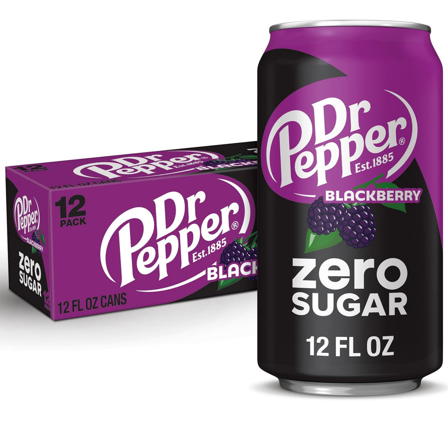 Dr Pepper Blackberry Zero Sugar Soda N7